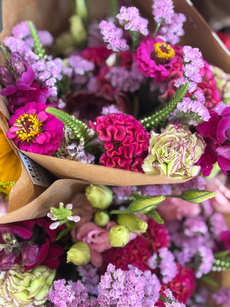 Colourful wholesale floral bundles at Fresh Line Flora